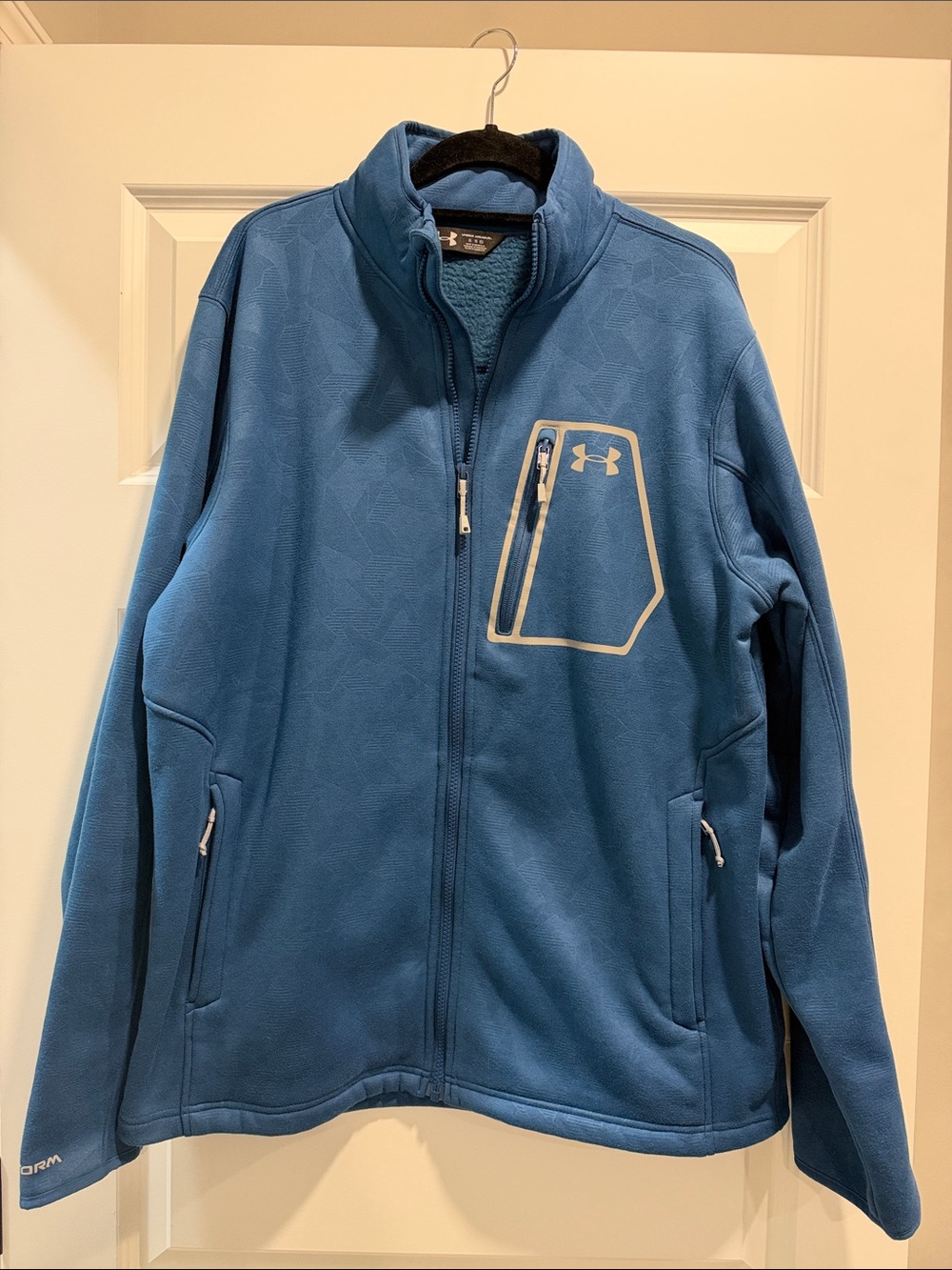 Under Armour Men's Light Blue Full-Zip Performance Jacket